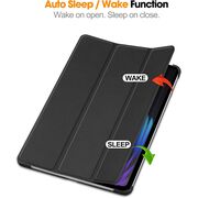 Husa pentru  Xiaomi Pad 7 / 7 Pro tip stand functie sleep/wake-up, protectie 360 - Negru