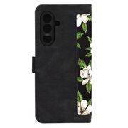 Husa tip carte pentru  Samsung Galaxy A26, functie stand si port carduri, Negru