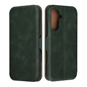 Husa tip carte pentru Samsung Galaxy A56 Smart Wallet fata - spate protectie 360 - Verde