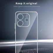 Husa pentru  Xiaomi Redmi Note 14 4G, Anti-Shock 1.5mm, cu protectie lentile, Transparent