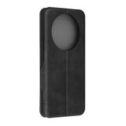 Husa tip carte pentru Honor Magic 7 Lite Smart Wallet fata - spate protectie 360 - Negru