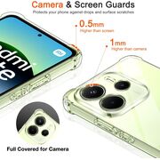 Husa pentru Xiaomi Redmi Note 14 4G Anti-Shock 1.5 mm, reinforced 4 corners, clear