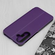 Husa pentru  Samsung Galaxy A56 tip carte, Smart View, Mov