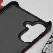 Husa pentru  Samsung Galaxy A56 tip carte, Smart View, Rosu