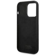 Husa premium pentru  iPhone 14 Pro Max Karl Lagerfeld superior quality - Negru royal