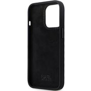 Husa premium pentru  iPhone 14 Pro Max Karl Lagerfeld superior quality - Negru print