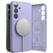 Husa pentru  Samsung Galaxy S25 Ringke - Silicone Magnetic MagSafe - Lavanda