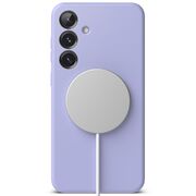 Husa pentru  Samsung Galaxy S25 Ringke - Silicone Magnetic MagSafe - Lavanda