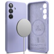 Husa pentru  Samsung Galaxy S25 Ringke - Silicone Magnetic MagSafe - Lavanda