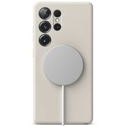 Husa pentru  Samsung Galaxy S25 Ultra Ringke - Silicone Magnetic MagSafe - Crem