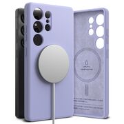 Husa pentru  Samsung Galaxy S25 Ultra Ringke - Silicone Magnetic MagSafe - Lavanda