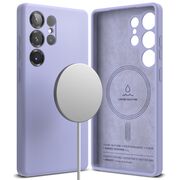Husa pentru  Samsung Galaxy S25 Ultra Ringke - Silicone Magnetic MagSafe - Lavanda