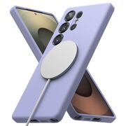 Husa pentru  Samsung Galaxy S25 Ultra Ringke - Silicone Magnetic MagSafe - Lavanda