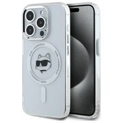 Husa premium pentru  iPhone 14 Pro Max Karl Lagerfeld compatibila Magsafe - Ice