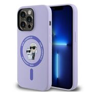 Husa premium pentru  iPhone 14 Pro Max Karl Lagerfeld compatibila Magsafe - Mov