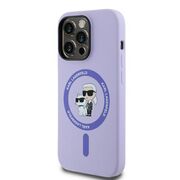 Husa premium pentru  iPhone 14 Pro Max Karl Lagerfeld compatibila Magsafe - Mov