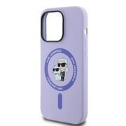 Husa premium pentru  iPhone 14 Pro Max Karl Lagerfeld compatibila Magsafe - Mov
