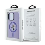 Husa premium pentru  iPhone 14 Pro Max Karl Lagerfeld compatibila Magsafe - Mov