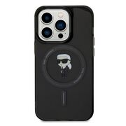 Husa premium pentru  iPhone 14 Pro Max Karl Lagerfeld compatibila Magsafe - Negru denim