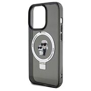 Husa premium pentru  iPhone 14 Pro Max Karl Lagerfeld compatibila Magsafe - Negru royal