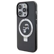 Husa premium pentru  iPhone 14 Pro Max Karl Lagerfeld compatibila Magsafe - Negru royal