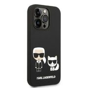 Husa premium pentru  iPhone 14 Pro Max Karl Lagerfeld compatibila Magsafe - Negru
