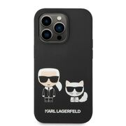 Husa premium pentru  iPhone 14 Pro Max Karl Lagerfeld compatibila Magsafe - Negru