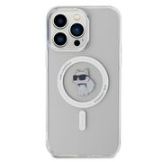Husa premium pentru  iPhone 14 Pro Max Karl Lagerfeld compatibila Magsafe - Transparent