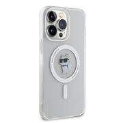 Husa premium pentru  iPhone 14 Pro Max Karl Lagerfeld compatibila Magsafe - Transparent