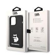 Husa premium pentru  iPhone 14 Pro Max Karl Lagerfeld superior quality - Negru denim