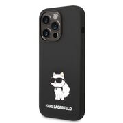 Husa premium pentru  iPhone 14 Pro Max Karl Lagerfeld superior quality - Negru denim