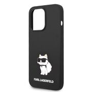 Husa premium pentru  iPhone 14 Pro Max Karl Lagerfeld superior quality - Negru denim