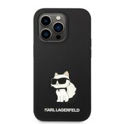Husa premium pentru  iPhone 14 Pro Max Karl Lagerfeld superior quality - Negru denim
