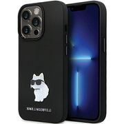Husa premium pentru  iPhone 14 Pro Max Karl Lagerfeld superior quality - Negru electric