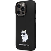 Husa premium pentru  iPhone 14 Pro Max Karl Lagerfeld superior quality - Negru electric