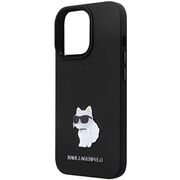 Husa premium pentru  iPhone 14 Pro Max Karl Lagerfeld superior quality - Negru electric
