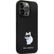 Husa premium pentru  iPhone 14 Pro Max Karl Lagerfeld superior quality - Negru electric