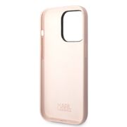Husa premium pentru  iPhone 14 Pro Max Karl Lagerfeld superior quality - Roz neon