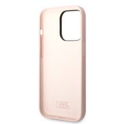 Husa premium pentru  iPhone 14 Pro Max Karl Lagerfeld superior quality - Roz pal