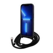 Husa premium pentru  iPhone 15 Plus Karl Lagerfeld superior quality - Negru