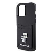 Husa premium pentru  iPhone 15 Pro Max Karl Lagerfeld superior quality - Negru Royal