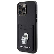 Husa premium pentru  iPhone 15 Pro Max Karl Lagerfeld superior quality - Negru Royal