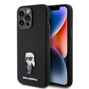 Husa premium pentru  iPhone 15 Pro Max Karl Lagerfeld superior quality - Negru electric