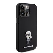 Husa premium pentru  iPhone 15 Pro Max Karl Lagerfeld superior quality - Negru electric