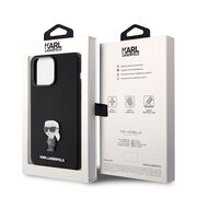 Husa premium pentru  iPhone 15 Pro Max Karl Lagerfeld superior quality - Negru electric