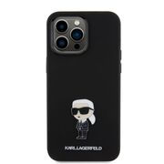 Husa premium pentru  iPhone 15 Pro Max Karl Lagerfeld superior quality - Negru electric