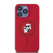 Husa premium pentru  iPhone 15 Pro Max Karl Lagerfeld superior quality - Rosu