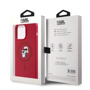 Husa premium pentru  iPhone 15 Pro Max Karl Lagerfeld superior quality - Rosu