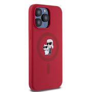 Husa premium pentru  iPhone 15 Pro Max Karl Lagerfeld superior quality - Rosu