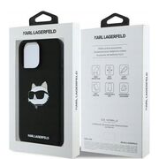 Husa premium pentru  iPhone 16 Pro Karl Lagerfeld compatibila Magsafe - Negru Denim